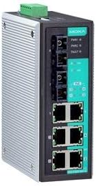 Неуправляван Ethernet комутатор Мокса с 3 порта 10/100baset (X), 4 порта PoE и 1 однорежимным пристанище 100BaseFX