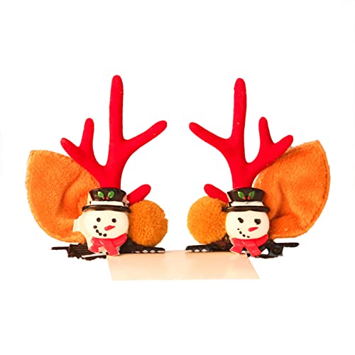 Коледен Детски шапки, Скъпа Празнична Шнола за коса, Шнола за коса на Дядо Коледа, Набор от Щипки За мозъка Убора