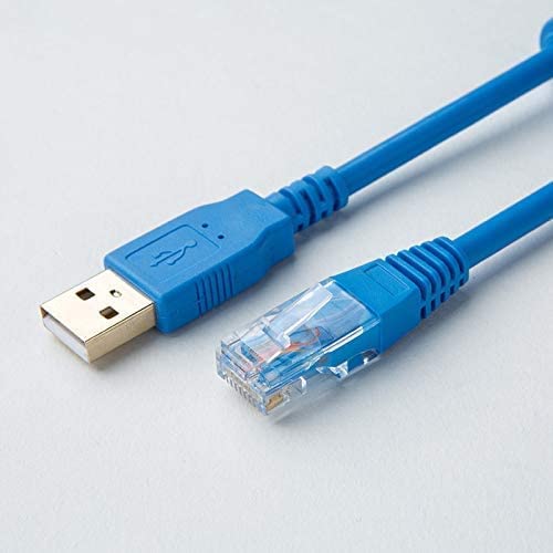 кабел за програмиране на PLC USB-CNV3 NB NJ NS и друг кабел връзка за изтегляне на данни от серията N Синя Позлатен