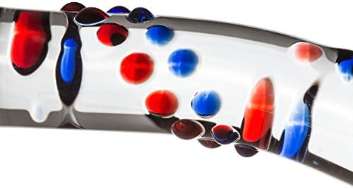 Gildo Играчки за Възрастни Стъклена точка G/Вибратор за Простатата с Цветни Топки, Прозрачен, 490 Гр