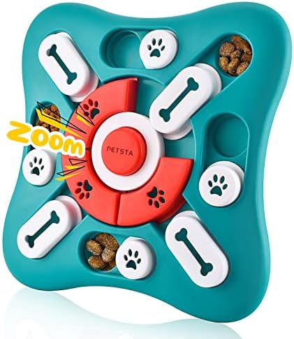 Играчка-Пъзел за кучета, Пищащие Лакомства За кучета, Обогащающие Играчки за тренировка IQ и Стимулация на мозъка,