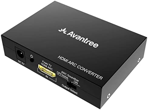 Avantree HAX05 - Аудио конвертор HDMI ARC за ТВ-звук с възможност за чрез свързване, оптичен и аналогов аудиовыходом