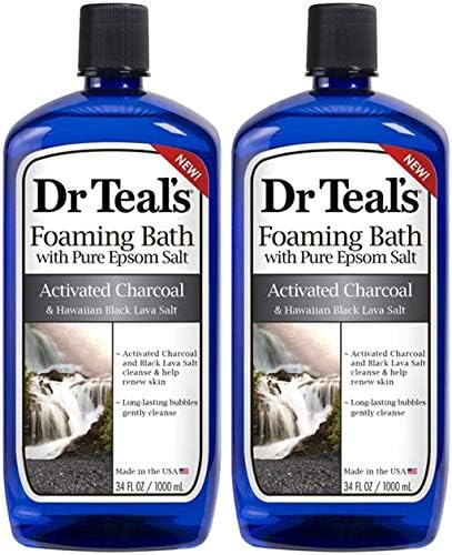 Подаръчен комплект за баня Dr. Синьо-с активен въглен и хавайска черна лавовой сол на Ден на майката (2 опаковки