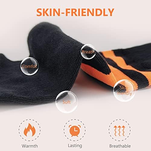 MARYSTI 1 Чифт мъжки спортни чорапи с контрол на влажност за мъже и Жени, Черни - 1 чифт