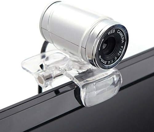 Fansipro 480P USB HD Уеб камера Уеб камера с Микрофон за Преносими КОМПЮТЪР, Настолен компютър, 2,16 *1,18, Сив