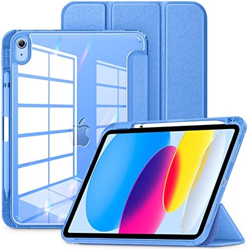 Калъф серия DTTOCASE Clear за iPad на 10-то поколение 2022, 10,9-инчов калъф за iPad с прозрачен заден панел, ударопрочной