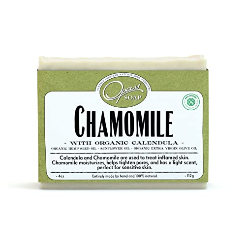 Сапун с лайка за чувствителна кожа, Естествен сапун без АРОМАТ, Произведено от биологични семена на канабис,