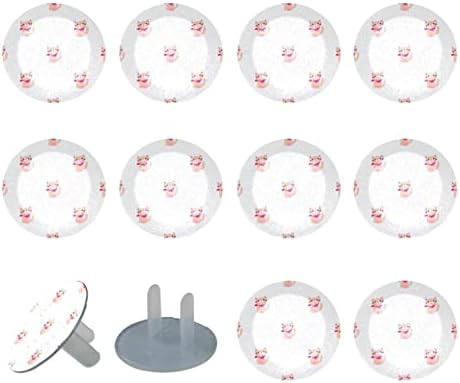 Капачки за контакти (12 броя в опаковка), Сигурните Защитни Устройства за Електрически Свещи, Декоративни Капачки