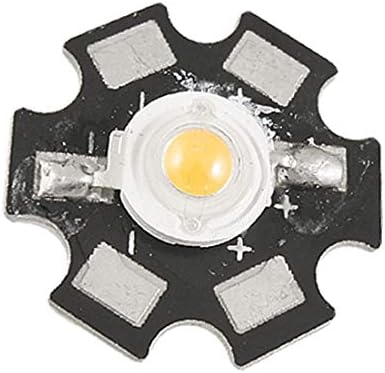 X-DREE 1 W 350 ma 3,2-3,4 В Звездна база Топло бяла led лампа-емитер от мъниста (1 W 350 ma 3,2-3,4 В Estrella Base