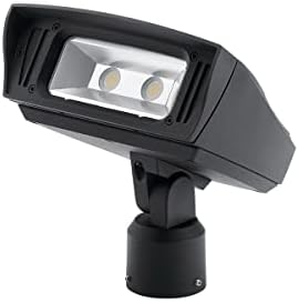 Преходен прожектор Kichler 16223BKT30SL от колекцията Landscape LED черен цвят, 7,00 инча