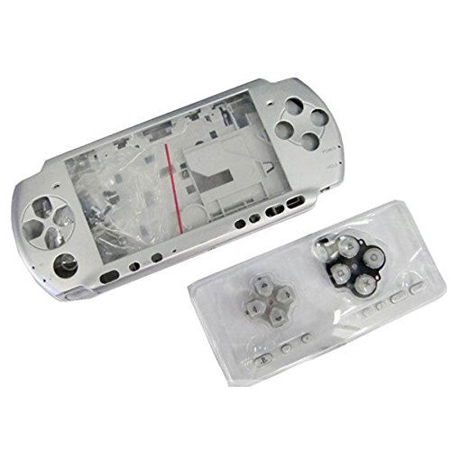 Преносимото корпус, предна панел, калъф за Playstation Portable PSP3000, PSP 3000 (сребрист)