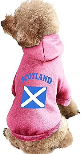 Най-забавната звезда Флаг на Шотландия Пуловер за домашни любимци, Блузи С Качулка, За Кучета Облекло За Котки С