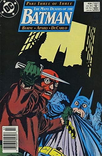 Батман 435 (павилион за Вестници) GD ; Комиксите DC | Много смъртни случаи на Батман 3