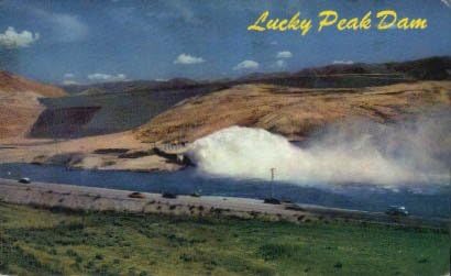 Язовир Лъки Връх, пощенска Картичка от Айдахо
