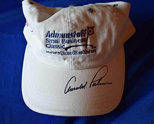 Шапка с Автограф на Арнолд Палмър JSA Coa в Турнира по голф с Автограф