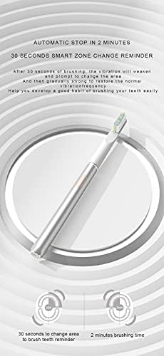 Луксозна ултразвуковата електрическа четка за зъби СНИМКИ за грижа за устната кухина Smart Sonic Избелваща Акумулаторна електронна четка за зъби на IPX7 с бързо зареждан