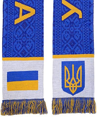 Украйна Украински Футболен Шал Вязаный