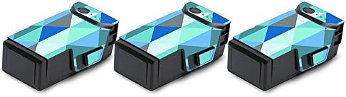 Кожата MightySkins, съвместим с дроном DJI Mavic Air - Blue Kaleidoscope | Батерия (3 бр.) | Защитно, здрава и уникална