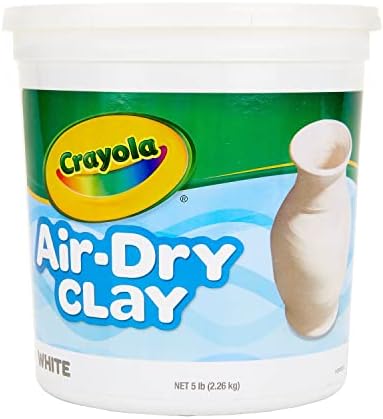Crayola 575055 Въздушно-суха глина, Бяла, 5 килограма