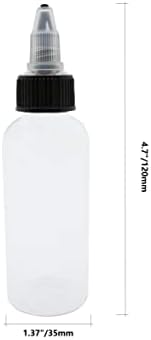 Бутилка за течности от пресована пластмаса LDPE, Бутилка за пресоване, Краен, Дозирующая бутилка, 8 бр. Бутилки по 2 унции Лаборатория за бутилка за измиване, Бутилка з?