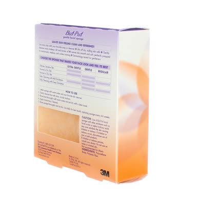 Нежна гъба за измиване на Buf-Puf – Скрубер за суха кожа - 1 парче (опаковка от 3 броя)