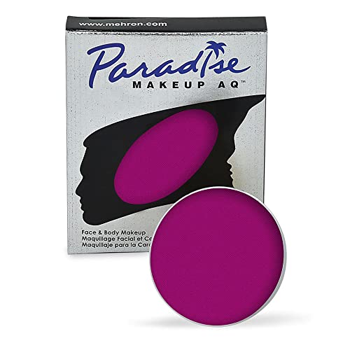 Mehron Makeup Paradise Средство за оправяне на грима AQ (0,25 унции) (Небула – Неоново-виолетово-Лилаво UV)
