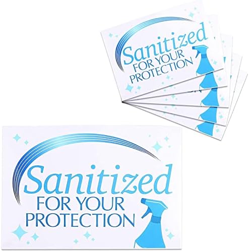 Табели за бизнеса, изчиства за вашата защита (6 x 4 инча, 12 опаковки)
