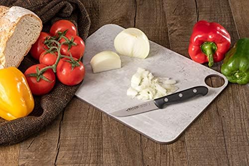 Зеленчукова нож ARCOS от 4-инчов неръждаема стомана. Професионален кухненски нож за почистване на плодове и зеленчуци.