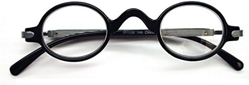 Очила за четене Boomer Eyeware The Professor в ретро стил, 4,00, Черен