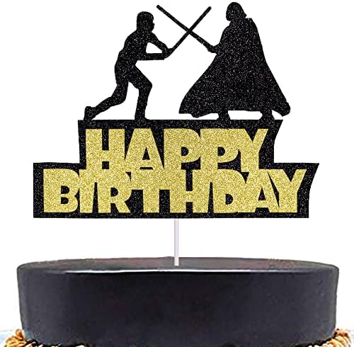 Anxdh един военен торта, украса за горната шапки, украса за детски рожден ден, парти за деца с извънземна война