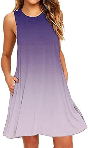 Елегантни рокли за жени, Цветен Графичен Големи Камизола С Кръгло Деколте, Модерно Рокля на Бретелях, Секси Лятна