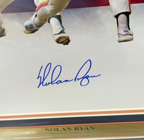 Снимка на Нолан Райън с автограф 16x20 в рамката за Астродома Хюстън Астрос JSA - Снимки на MLB с автограф