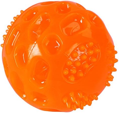 Играчка топка Kerbl Fastic Скуики, 7,5 см, Оранжево