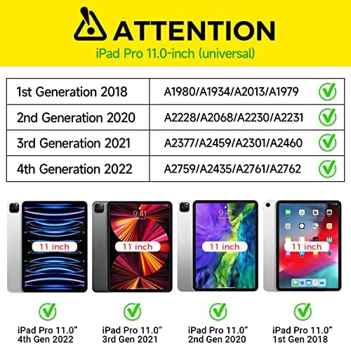 Калъф Thoreta Kids за iPad Pro 11 см 1-ви/2-ри/3-ти /4-ти поколения (2018/2020/2021/2022), устойчив на удари калъф-стойка