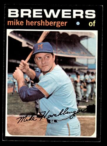1971 Topps 149 Майк Хершбергер Милуоки Брюэрз (Бейзболна карта) в Ню Йорк Брюэрз