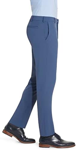 Мъжки панталони Van Heusen Stain Shield Stretch Slim Fit с плоска предна част