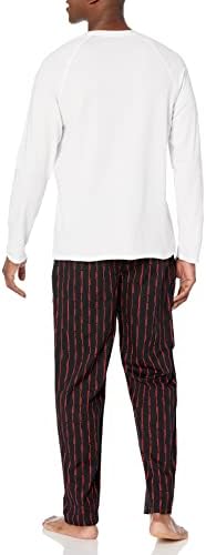 Празнична мъжка тениска на Calvin Klein с дълъг ръкав и Тъкани Пижамные Панталони В пакет
