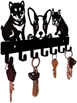 Метален държач за ключове HeavenlyKraft Puppies Размер на 10,6 X 5,51 X 0,8 ИНЧА