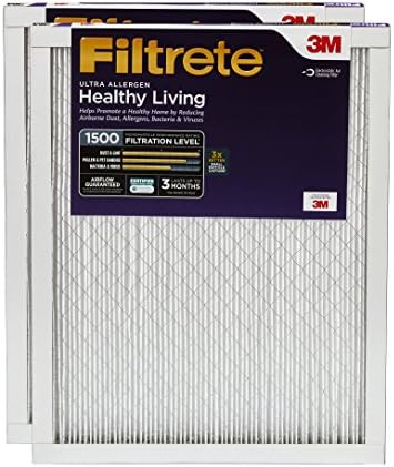 Filtrete 16x20x1, Въздушен филтър за печки ac, Ультрааллерген за здравословен начин на живот, 2 и 12x24x1, Въздушен