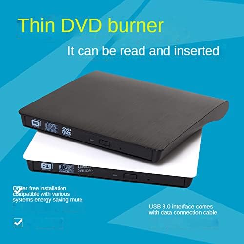 Матиран външно оптично устройство USB 3.0, записващо устройство DVD, външен настолен компютър, лаптоп, универсален