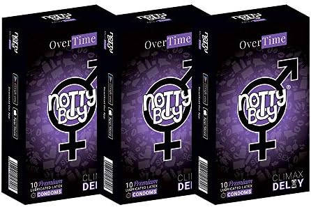Опаковка презервативи NottyBoy - 30 броя (забавяне на оргазъм)