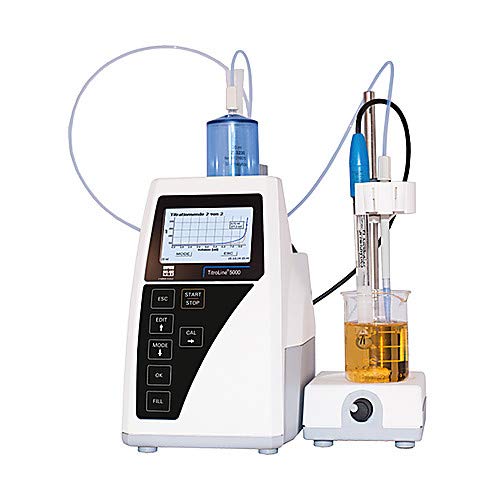 YSI 285230160, Автоматичен Титратор TitroLine 5000 с Дозатор с обем 50 ml, Магнитна бъркалка и набор за определяне на рН
