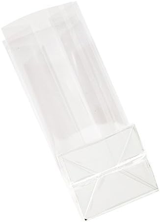 Опаковки за сандвичи с термосвариванием с плоско дъно, Опаковки за продукти с термосвариванием - Ластовичный пакет с хартиена вложка - Прозрачен - 2 x 1.5 x 5 см - Кутия 10
