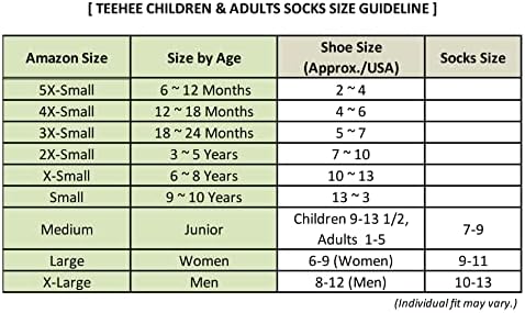 Чорапи TeeHee Различни модели Чорапи Value Pack Дълги Чорапи на Едро Партия за Жени, Мъже, Деца