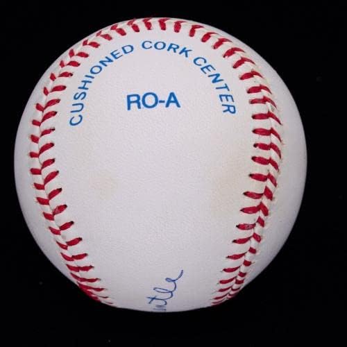 Чист Играта на топка с Автограф от Мики Мантла OAL JSA Grade MINT 9 - и Бейзболни Топки С Автографи