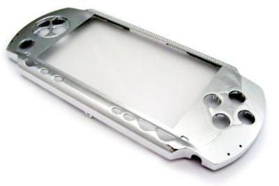 Работа на смени Предната панел за PSP Slim 2000 Сребрист цвят