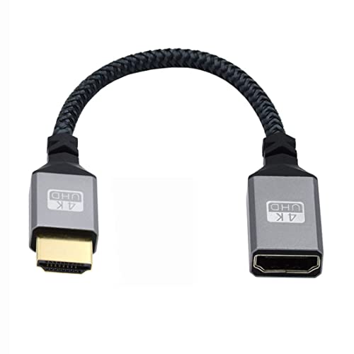 Кабел Chenyang HDMI 1.4, Plug-Удължител HDMI Тип A за мъжете и жените под ъгъл 90 градуса Наляво