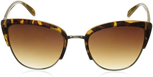 Дамски слънчеви очила Foster Grant Jet Set 6 Котешко око, Черепахово-Кафяв Градиент, 54,6 мм
