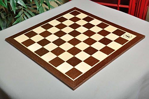 Дървена шахматна дъска The House of Staunton от африканския Палисандра и клен - 2,5 инча с логото на