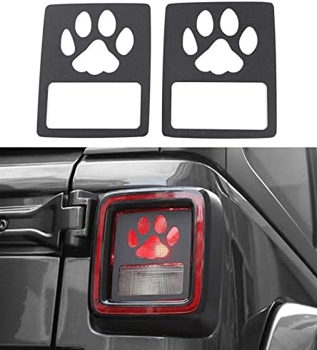 Предпазител за обратно виждане фенер POETRYXIAO с шарени лапи (Галогенный задна светлина) за Jeep Wrangler 2018-2022